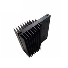 black anodized aluminium led profile ,aluminium heat sink